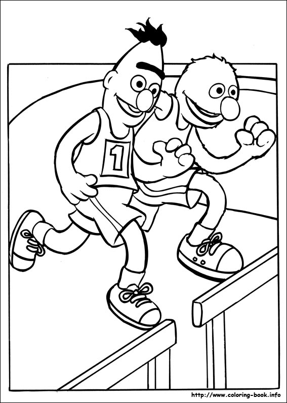 Sesame Street coloring picture